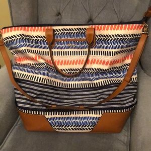 Stella & Dot Getaway Bag Stripe